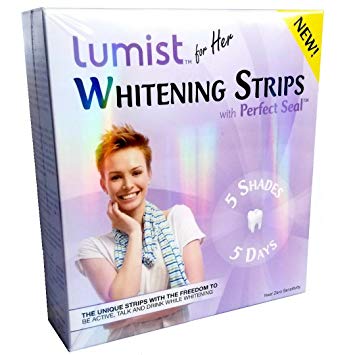 Lumist Advanced Whitening Strips For Women. Whiter Teeth in 5 days. Ideal For Sensitive Teeth