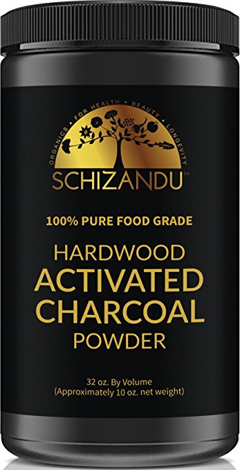Activated Charcoal Powder, Food Grade Detox, Huge Jar, In Bulk, For Detoxification,Teeth Whitening,...